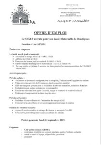 SIGEP: OFFRE EMPLOI