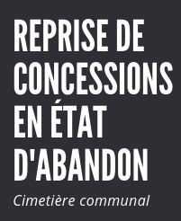 OPÉRATION DE RÉHABILITATION DU CIMETIÈRE COMMUNAL